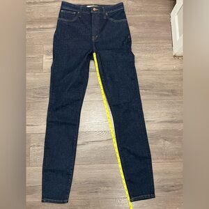 Madewell Dark Blue Skinny Jeans